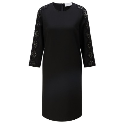 рокля,дамски,чорапогащи,и,клинове,boss,dila,dress,black
