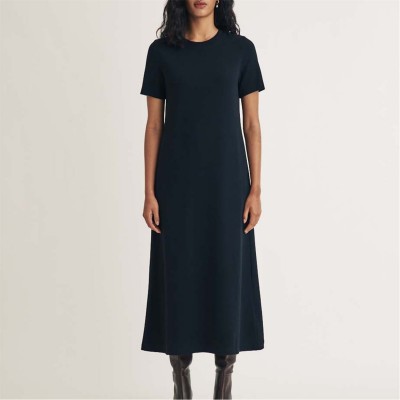 тениска,дамски,чорапогащи,и,клинове,nobodys,child,jade,midi,t,shirt,dress,multi,colour