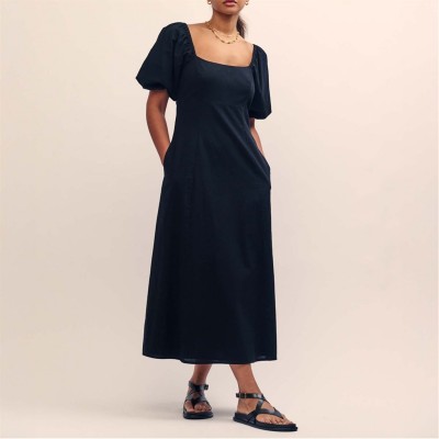 рокля,дамски,чорапогащи,и,клинове,nobodys,child,talitha,midi,dress,black