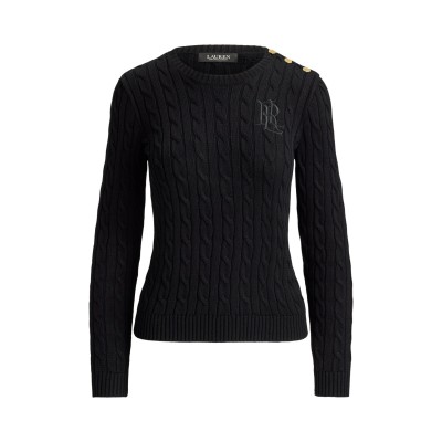 дамски,пуловер,lauren,by,ralph,lauren,women,s,cable,knit,jumper,black