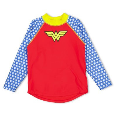 zoggs,wonderwomen,long,sleeve,infants,red