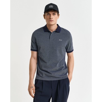 блуза,с,яка,мъжки,тениски,gant,4,colour,oxford,piqu,polo,shirt,blue