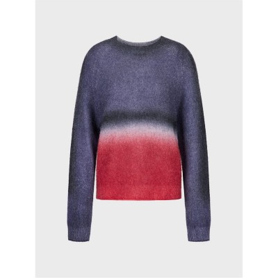 блуза,дамски,горнища,с,качулка,дамски,ежедневни,облекла,emporio,armani,alpaca,sweater,purple