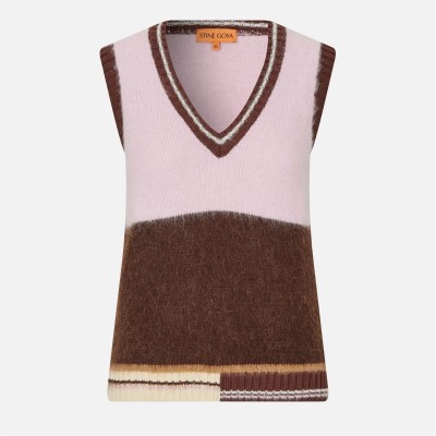 дамски,топове,stine,goya,v,neckline,vest,multi,colour