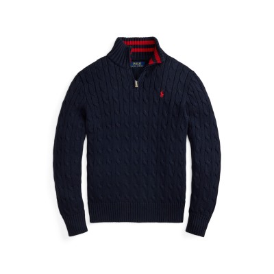 плетена,блуза,polo,ralph,lauren,kids,quarter,zip,knitted,top,rl,navy