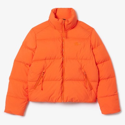 яке,дамски,якета,и,палта,lacoste,relaxed,fit,hooded,down,jacket,orange