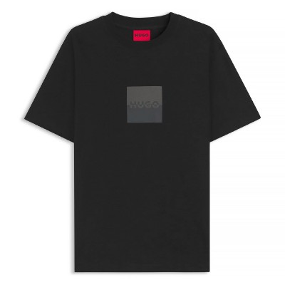 тениска,мъжки,тениски,hugo,dusplit,split,logo,t,shirt,black