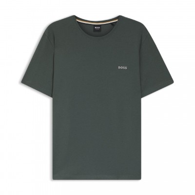 тениска,мъжки,тениски,boss,mix,match,regular,fit,lounge,t,shirt,green