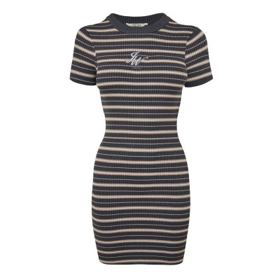 рокля,дамски,плетени,дрехи,jack,wills,ribbed,dress,carbon,stripe