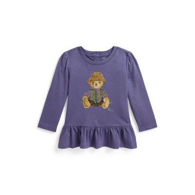блуза,с,яка,polo,ralph,lauren,polo,ls,bear,tee,in64,summer,purple