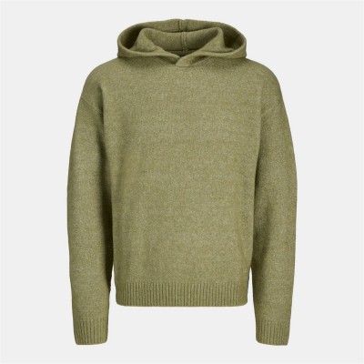 суичър,мъжки,блузи,jack,and,jones,ollie,knitted,hoodie,green