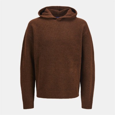 суичър,облекла,на,разпродажба,мъжки,блузи,jack,and,jones,ollie,knitted,hoodie,brown