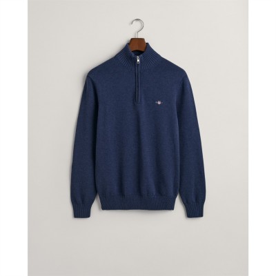 мъжки,пуловери,gant,gant,cotton,half,zip,sn00,marine,487