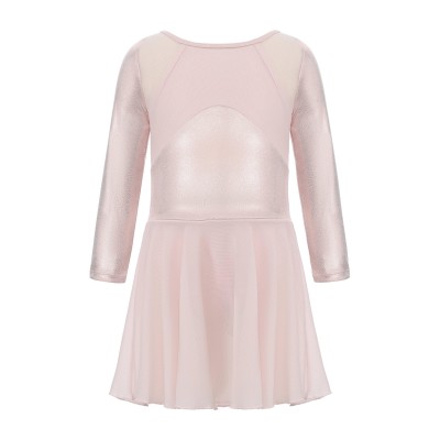 la,gear,long,sleeve,bodysuit,junior,barely,pink