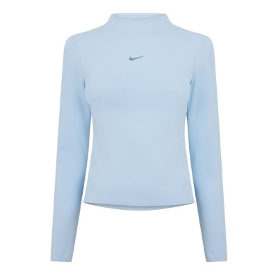 дамски,топове,всички,фитнес,облекла,nike,nike,mockneck,ld61,celes,blue