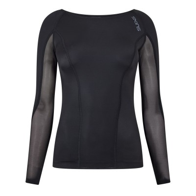 горнища,за,физическо,дамски,топове,дамски,горнища,за,тренировка,дамско,фитнес,облекло,дамски,облекла,за,бягане,skins,dnamic,ladies,black