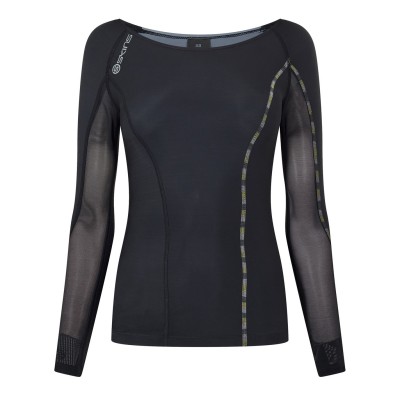 горнища,за,физическо,дамски,топове,дамски,горнища,за,тренировка,дамско,фитнес,облекло,дамски,облекла,за,бягане,skins,dnamic,ls,top,ladies,black