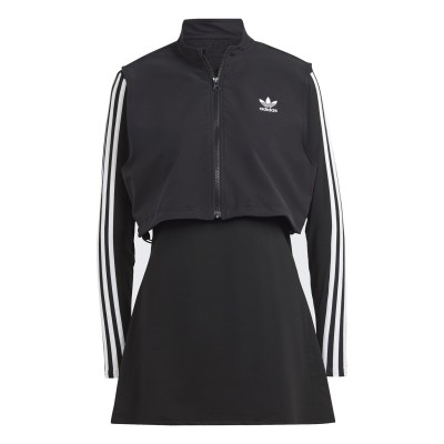 дамски,топове,всички,фитнес,облекла,adidas,originals,adidas,adicolor,full,cover,wear,top,womens,black,white