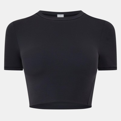 къса,блуза,дамски,топове,lululemon,ultra,soft,nulu,crop,top,black