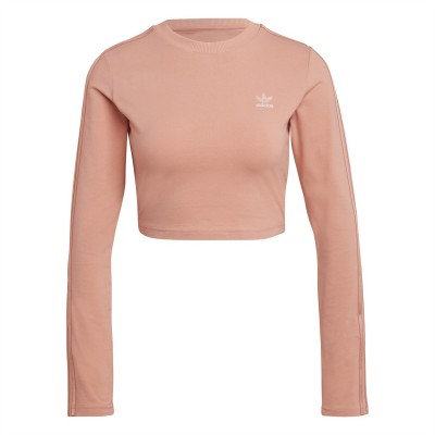 къса,блуза,дамски,топове,adidas,originals,long,sleeve,crop,top,ambient,blush