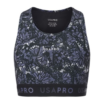 детска,къса,блуза,детски,3/4,панталони,спортни,сутиени,спортни,сутиени,всички,фитнес,облекла,детски,облекла,usa,pro,fitness,crop,top,junior,girls,black,but