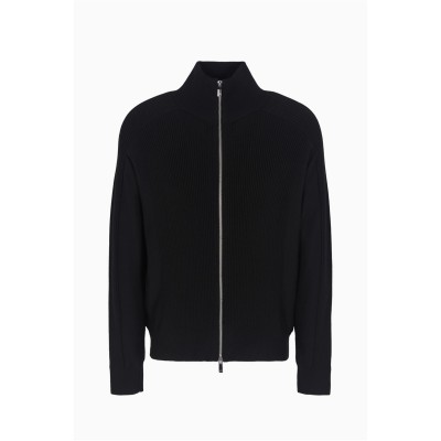 жилетка,мъжки,пуловери,armani,exchange,zip,up,cardigan,black,1200