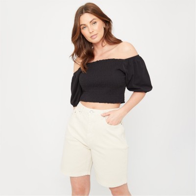 дамски,топове,дамски,облекла,размер,be,you,puff,sleeve,top,black
