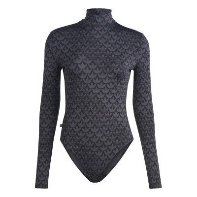 дамски,топове,adidas,originals,logo,bodysuit,womens,black