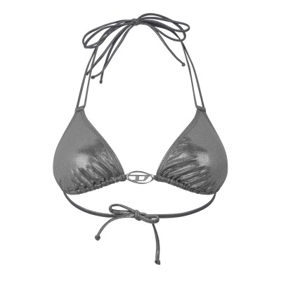 горнище,дамски,бански,костюми,дамско,бельо,diesel,oval,d,bikini,top,silver