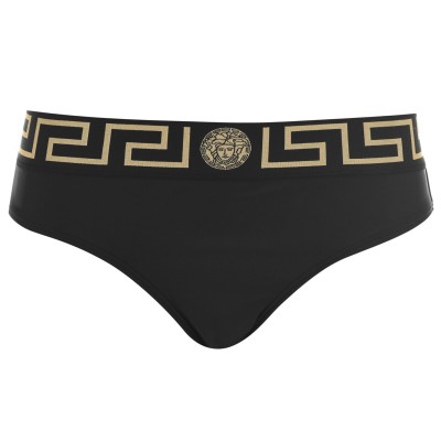 бикини,дамски,бански,костюми,дамско,бельо,versace,icon,women's,tape,stretch,swimwear,bikini,brief,black,a1008