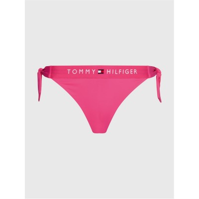 дамски,бански,костюми,tommy,hilfiger,side,tie,cheeky,bikini,hot,magenta
