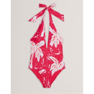 дамски,бански,костюми,стоки,за,плуване,на,разпродажба,ted,baker,ted,print,swimsuit,ld99,fuchsia