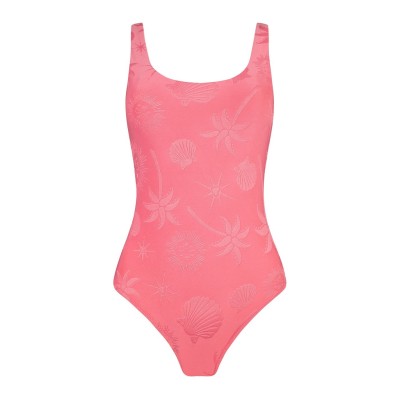 дамски,бански,костюми,chelsea,peers,women's,scoop,neck,swimsuit,pink,jacquard