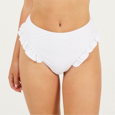 brave,soul,high,waisted,bikini,bottoms,with,frill,white