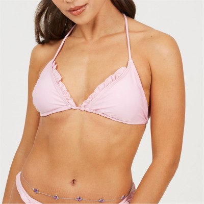 brave,soul,bikini,top,with,frill,edge,pink