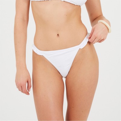brave,soul,rise,bikini,bottoms,with,frill,trim,white