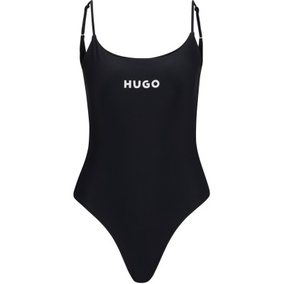 дамски,бански,костюми,стоки,за,плуване,на,разпродажба,hugo,hugo,boss,quick,dry,swimsuit,with,contrast,logo,black