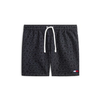 tommy,hilfiger,tj,medium,drawstring,swimshort,black,aop