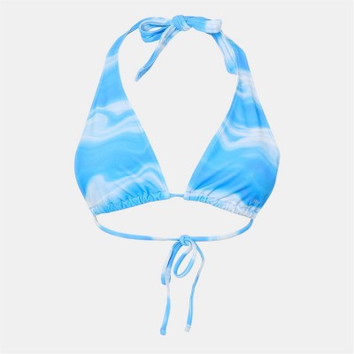 дамски,бански,костюми,jack,wills,wide,strap,bikini,top,blue,swirl