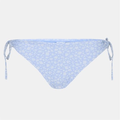 дамски,бански,костюми,jack,wills,women's,jw,loop,tie,side,bikini,bottoms,blue,ditsy