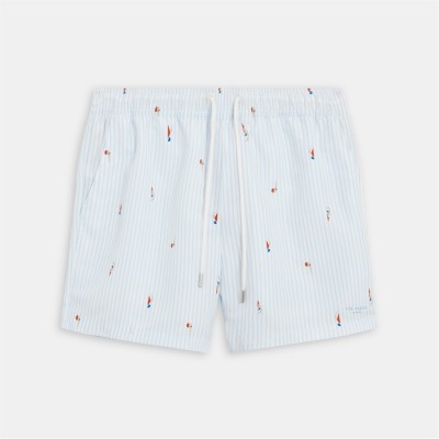 бански,гащета,борд,шорти,и,бански,тип,боксерки,стоки,за,плуване,на,разпродажба,ted,baker,ted,baker,stripe,swim,short,blue