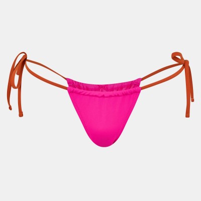 puma,women,s,string,tanga,bikini,bottom,pink,chili