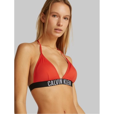 горнище,дамски,бански,костюми,дамско,бельо,calvin,klein,triangle,bikini,top,chili