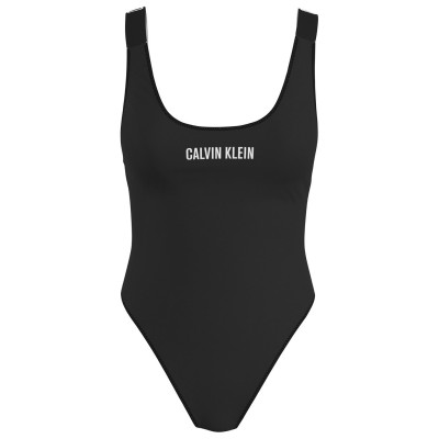 дамски,бански,костюми,calvin,klein,scoop,back,one,piece,swimsuit,pvh,black