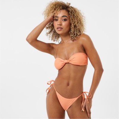 дамски,бански,костюми,jack,wills,knot,detail,bandeau,bikini,top,melon