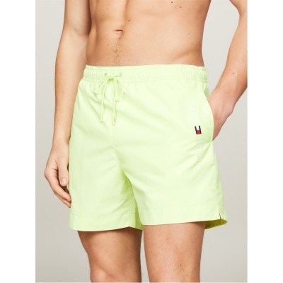 къси,панталони,tommy,hilfiger,men's,medium,drawstring,swim,shorts,faded,lime,lt3