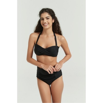дамски,облекла,размер,be,you,high,waist,ruched,front,bikini,brief,black