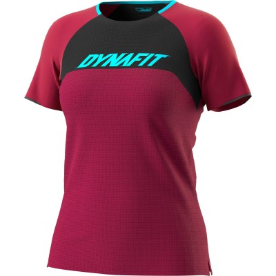 дамски,горнища,за,тренировка,дамско,фитнес,облекло,dynafit,women,s,short,sleeve,performance,gym,top,beet,red