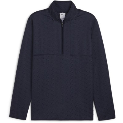 блуза,с,яка,puma,men,s,jac,1,4,zip,long,sleeve,performance,polo,shirt,deep,navy