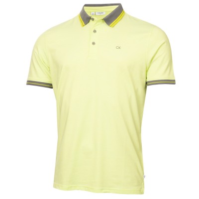 блуза,с,яка,calvin,klein,golf,men's,ck,blade,short,sleeve,performance,polo,shirt,lime,white